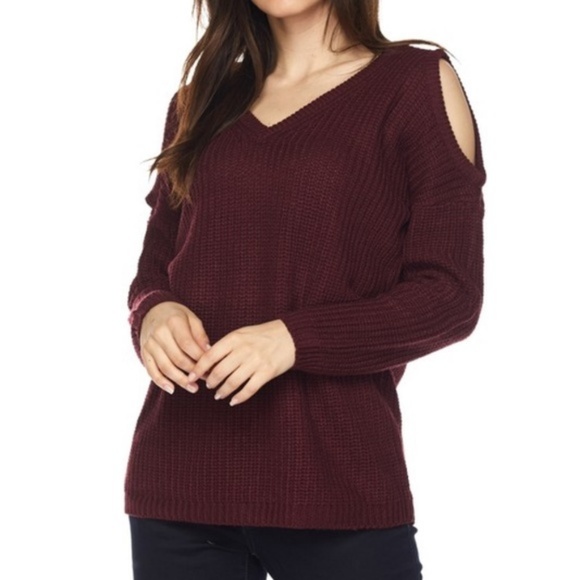BURGUNDY SWEATER - Picture 5 of 7